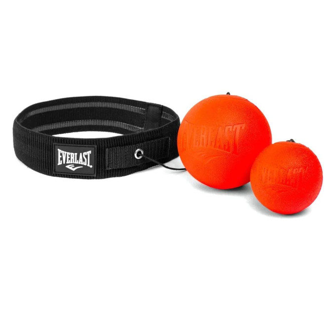 Тренажер для боксу Everlast POWERLOCK REFLEX BALL червоний Уні OSFM P00002715