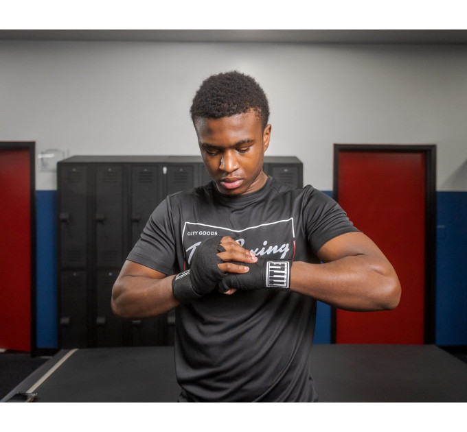 Бинти для боксу TITLE Boxing Traditional Weave 180" Black (4.5м.)