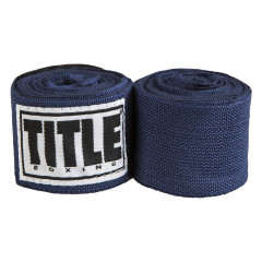Бинти для боксу TITLE Boxing Select 180" Semi Elastic Mexican Navy (4.5м.)