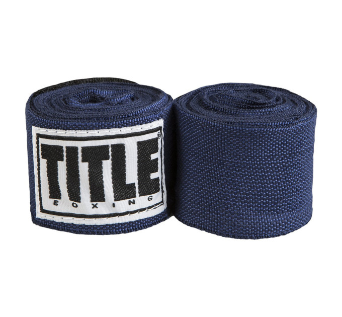 Бинти для боксу TITLE Boxing Select 180" Semi Elastic Mexican Navy (4.5м.) Бинти для боксу TITLE Boxing Select 180" Semi Elastic Mexican Navy (4.5м.)