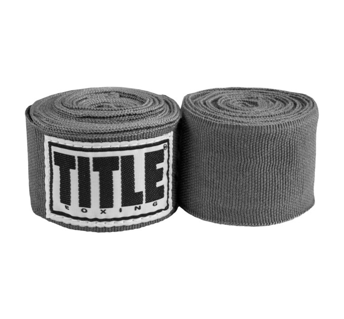 Бинти для боксу TITLE Boxing Select 180" Semi Elastic Mexican Grey (4.5м.)