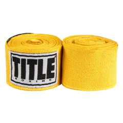 Бинти для боксу TITLE Boxing Select 180" Semi Elastic Mexican Gold (4.5м.)