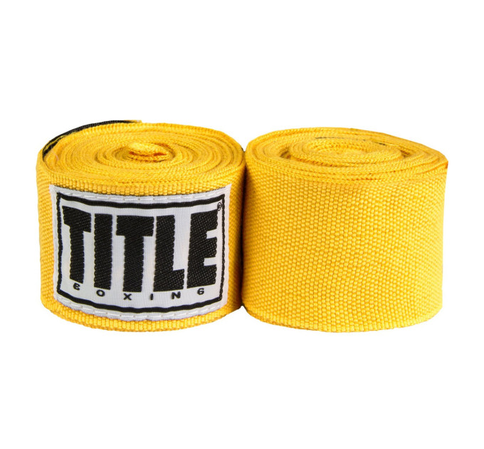 Бинти для боксу TITLE Boxing Select 180" Semi Elastic Mexican Gold (4.5м.) Бинти для боксу TITLE Boxing Select 180" Semi Elastic Mexican Gold (4.5м.)