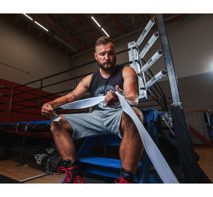 Бинти для боксу TITLE Boxing Select 180" Semi Elastic Mexican White (4.5м.)