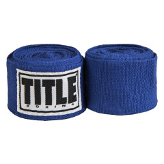 Бинти для боксу TITLE Boxing Select 180" Semi Elastic Mexican Royal (4.5м.)