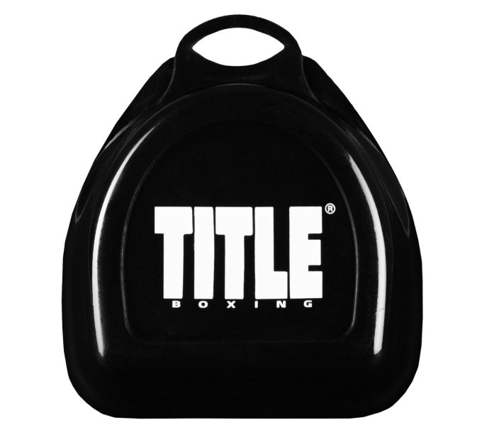 Капа TITLE Boxing Gel Triple-Shox 2.0 Black/Grey доросла (вік 11+) Grey/Black