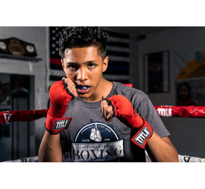 Капа TITLE Boxing Gel Triple-Shox 2.0 Black/Grey доросла (вік 11+) Grey/Black