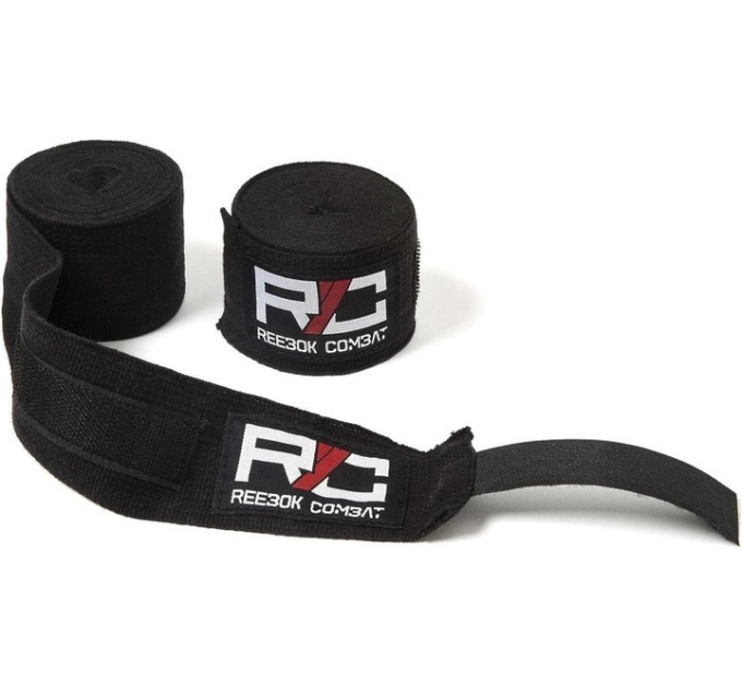 Бинти Reebok Combat Hand Wraps чорний Уні 180 (457,2 см) RSCB-11158