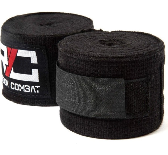 Бинти Reebok Combat Hand Wraps чорний Уні 180 (457,2 см) RSCB-11158