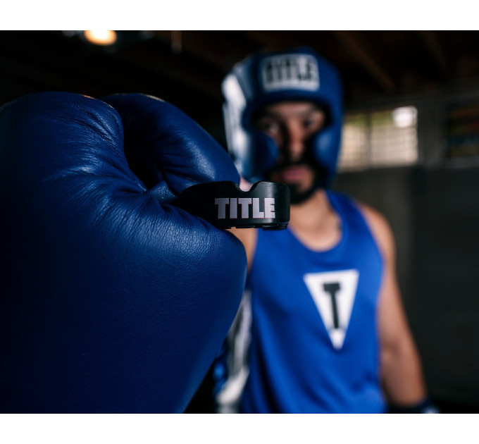 Капа TITLE Boxing Gel Victory 2.0 доросла (вік 11+) Black/Yellow