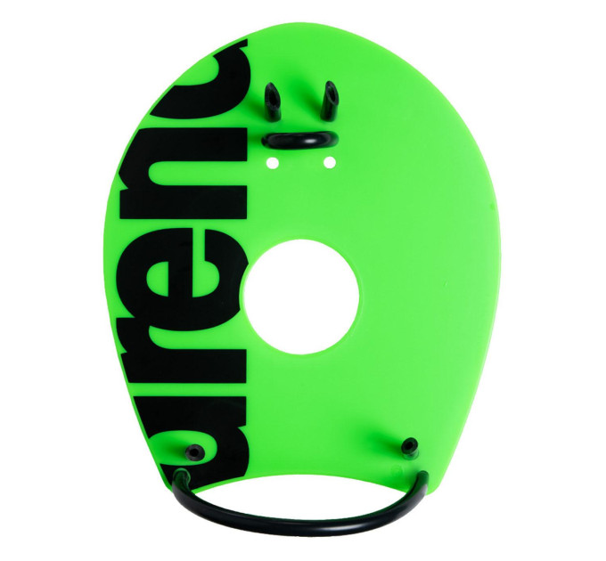 Лопатки для плавання Arena ELITE HAND PADDLE 2 зелений, чорний Уні M 004409-110 M