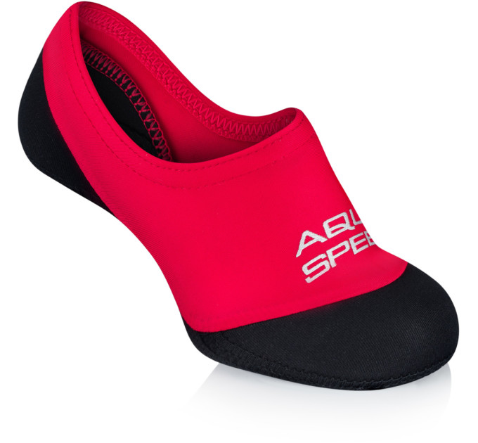 Шкарпетки для басейну Aqua Speed NEO SOCKS 7369 (177-31) 22-23 Чорно-червоний (5908217673695)