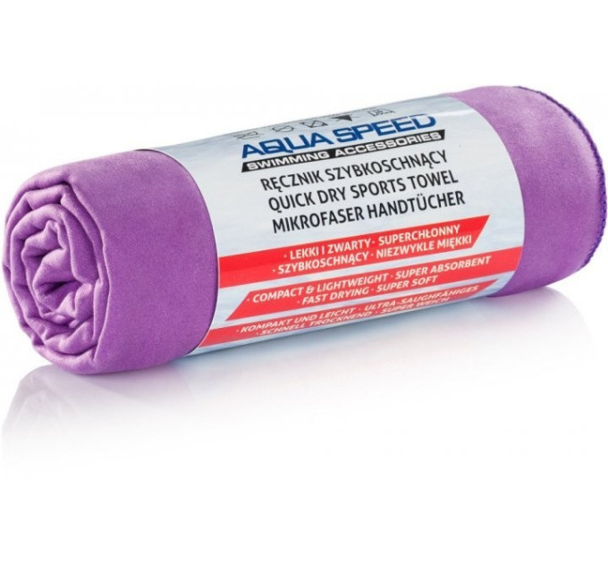 Рушник Aqua Speed DRY FLAT фіолетовий 70 x 140 см Уні 155-09