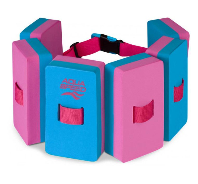 Пояс для плавання Aqua Speed DUO 60168 рожевий, синій 30-60 кг 579-03 Пояс для плавання Aqua Speed DUO 60168 рожевий, синій 30-60 кг 579-03