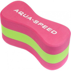 Колобашка для плавання Aqua Speed JUNIOR 3 LAYESR PULLBUOY 6779 Уні Рожевий Зелений 20 x 8 x 10 см (149-03)