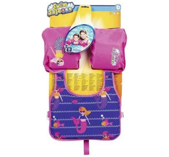 Жилет для плавання Aqua Speed ​​Swim Pal 32174-03 рожевий Діт 57x28x14см 32174-03