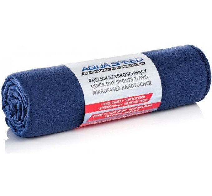 Рушник Aqua Speed DRY FLAT синій 70 x 140 см Уні 155-10