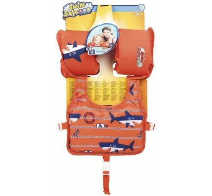 Жилет для плавання Aqua Speed ​​Swim Pal 32174-75 помаранчевий Діт 57x28x14см 32174-75