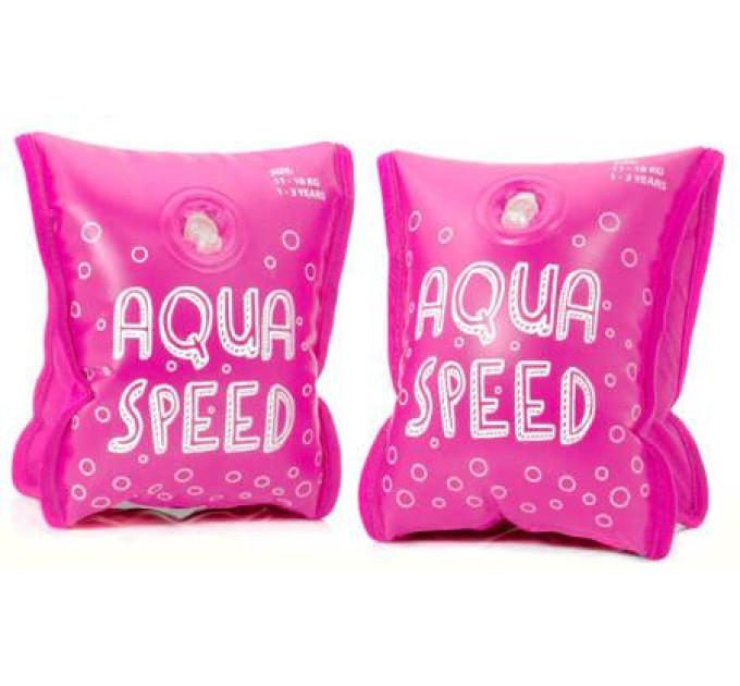 Нарукавники Aqua Speed Premium 6086 малиновий Діт age 1-3 5908217660862