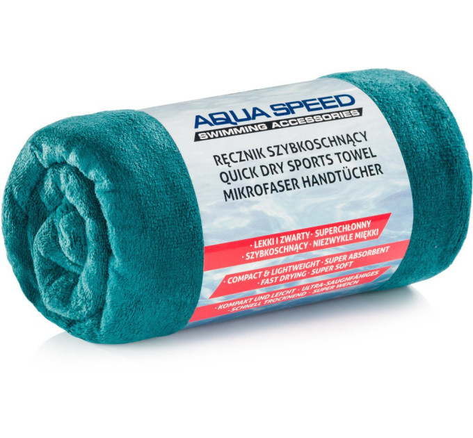 Рушник Aqua Speed DRY SOFT 7324 (156-11) 50 x 100 см Смарагдовий (5908217673244)