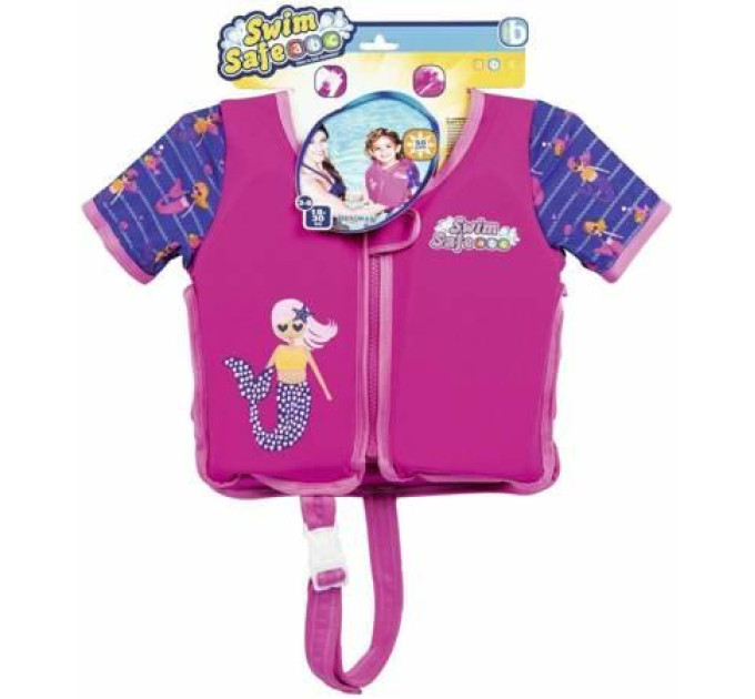 Жилет для плавання Aqua Speed ​​Swim Vest With Sleeves 32147-03 рожевий, синій Діт 18-30кг 32147-03