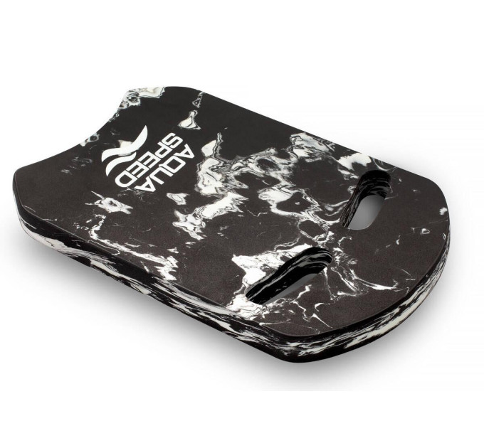 Дошка для плавання Aqua Speed SWIRL PULLBUOY Чорний, Білий 43х28х3,6 (162-05)