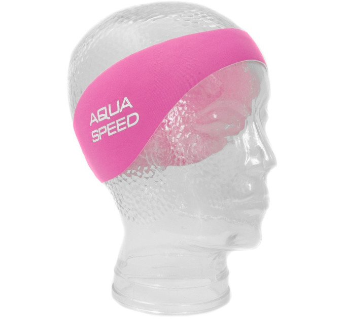 Пов'язка для плавання Aqua Speed Neoprene Earband JR 50 - 55 см 6109 Рожева (178-03)