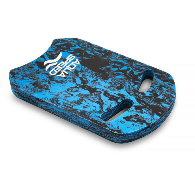 Дошка для плавання Aqua Speed SWIRL PULLBUOY Чорний, Синій 43х28х3,6 (162-10)