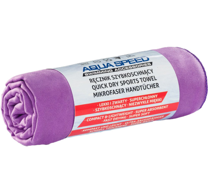 Рушник Aqua Speed DRY SOFT 7327 (156-09) Уні 70x140 см Фіолетовий (5908217673275)