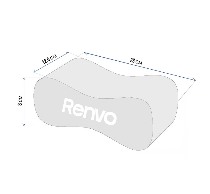 Колобашка для плавання Renvo Splash Синій Білий Уні 8х15,5х23 см (2SP100-04)