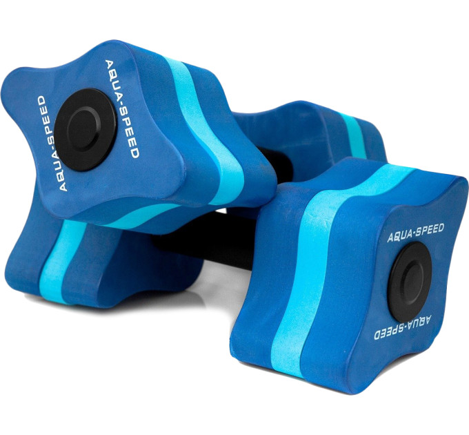 Гантелі для аквафітнесу Aqua Speed AQUAFITNESS Dumbells 5647 (167) Уні 11x15x8 см Cініє (5908217656476)