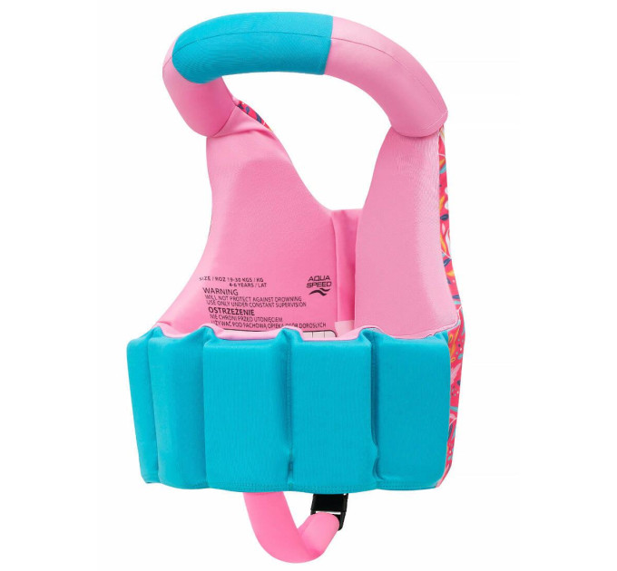 Дитячий Жилет для плавання Aqua Speed Pals Рожевий 19-30 кг (628-03 19-30)