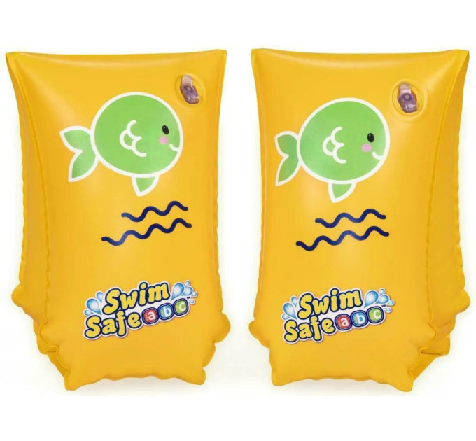 Нарукавники Aqua Speed ARMBANDS 5655 жовтий, зелений Діт 30x15 см 6942138921588