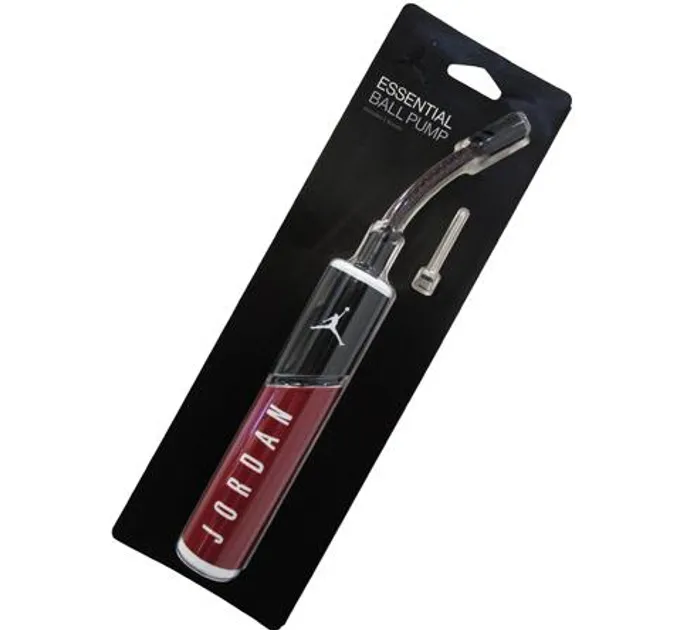 Насос Nike JORDAN ESSENTIAL BALL PUMP Червоний, Чорний, Білий Уні NS (J.000.1946.079.NS)