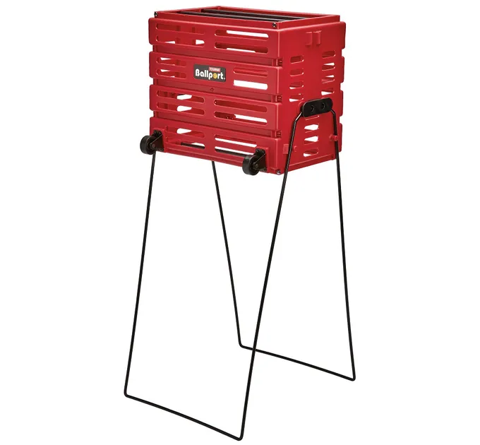 Кошик для м'ячів Unique BALLPORT Deluxe-long handles на 80 м'ячів red BPD-80W-red