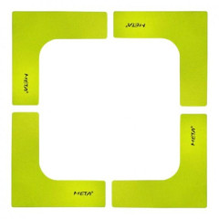 Набір плоских фішок Meta Flat Corner Marker Set of 4 зелений Уні 25х25 см 4004000100