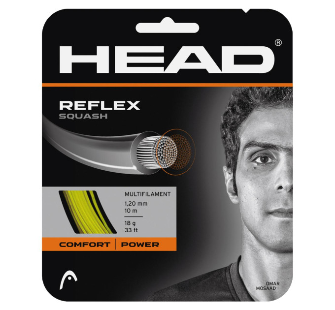 Струна для сквошу Head Reflex squash set 1.20 10 m 281256 yw