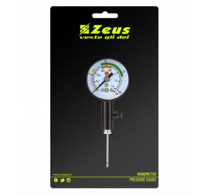 Манометр Zeus MANOMETRO чорний Уні OFSM Z01173 Манометр Zeus MANOMETRO чорний Уні OFSM Z01173