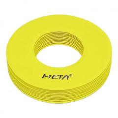 Набір плоских фішок з отворами Meta Flat Marker with hole Set Of 10 жовтий Уні 19 см 2102005004