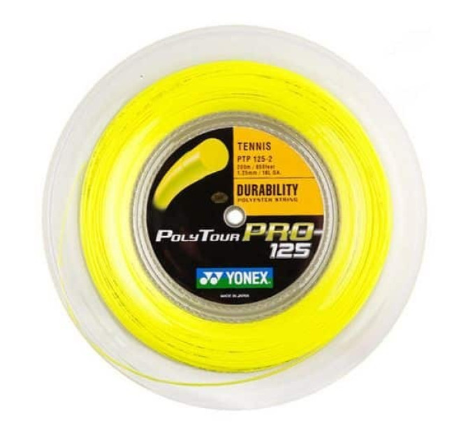 Бобіна Yonex Poly Tour Pro Flash yellow 200m 1.25mm PTP-200 Бобіна Yonex Poly Tour Pro Flash yellow 200m 1.25mm PTP-200