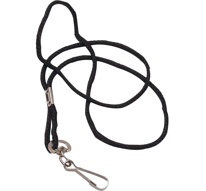 Шнурок для свистка Select Lanyard Чорний 48см (7782302111)