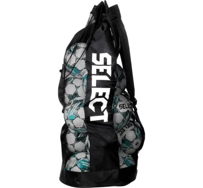 Сумка для м'ячів SELECT FOOTBALL BAG чорний 18-20 м'ячів 737200-010 18-20