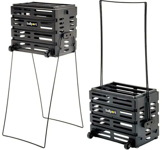 Кошик для м'ячів Unique BALLPORT Deluxe-long handles на 80 м'ячів BPD-80W Кошик для м'ячів Unique BALLPORT Deluxe-long handles на 80 м'ячів BPD-80W