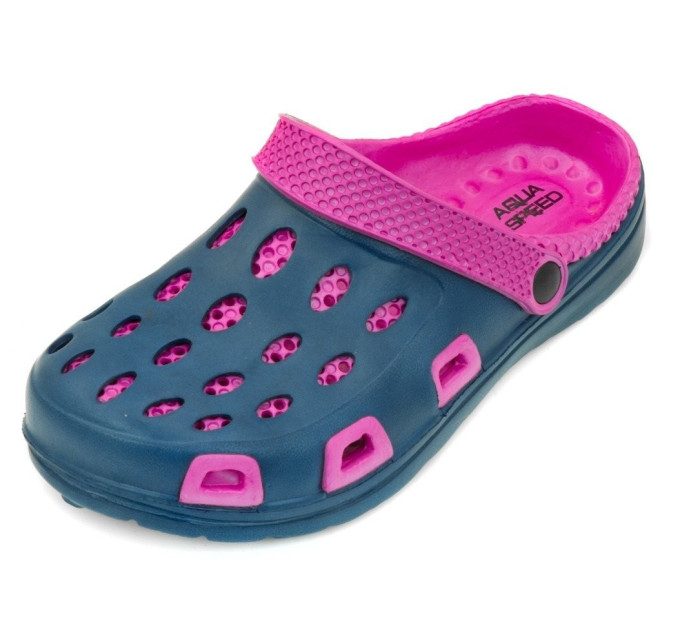 Крокси Aqua Speed SILVI 6921 синій, рожевий Діт 30 508-49 30