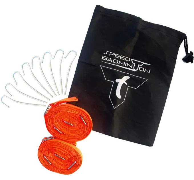 Лініі Talbot Speedbadminton Court Lines Червоний (490185)