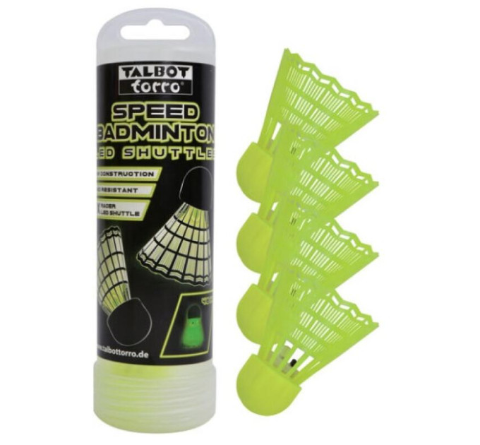 Волани Talbot Led Replacement Shuttles in tube 4шт. Салатовий (490181)