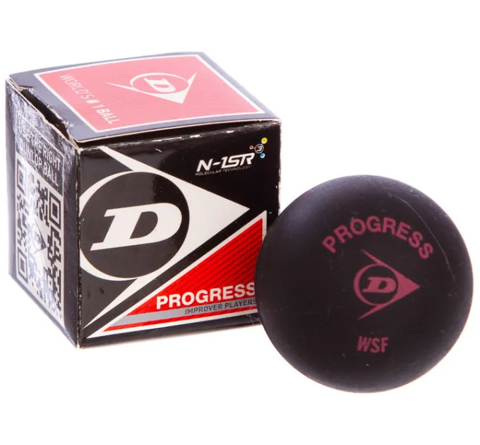 М'яч для сквошу Dunlop PROGRESS Чорний