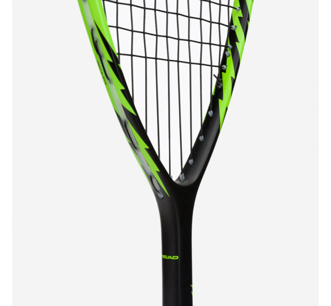 Ракетка для сквошу Head Cyber Tour 2022 Чорний Зелений (213052)