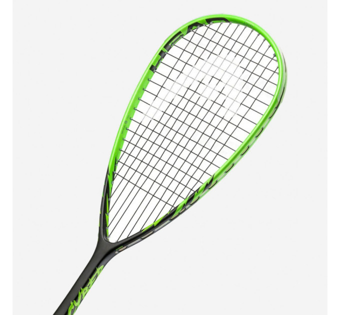Ракетка для сквошу Head Cyber Tour 2022 Чорний Зелений (213052)