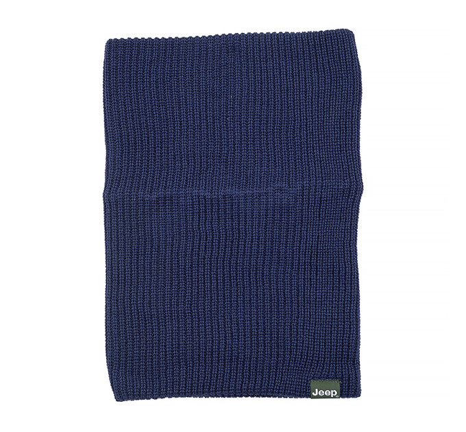 Чоловічий Баф JEEP RIBBED TRICOT NECKWARMER J22W Синій One size (O102601-A184)